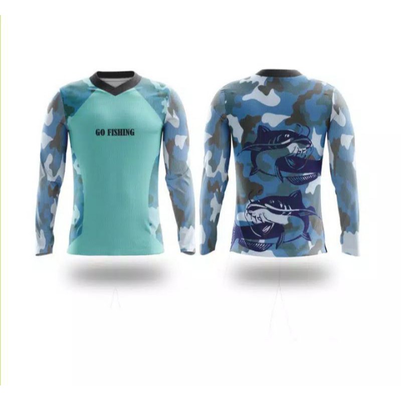 JERSEY KAOS BAJU MANCING (BEBAS DESAIN+FREE NICKNAME)