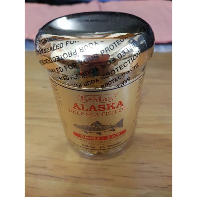 DISKON -  K MAX ALASKA MINYAK IKAN SALMON ALASKA DEEP SEA FISH OIL