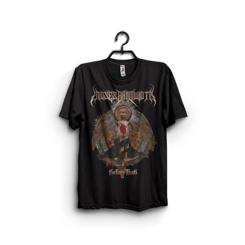 Kaos Musik Band Metal Moses Bandwidth Gelap Hati