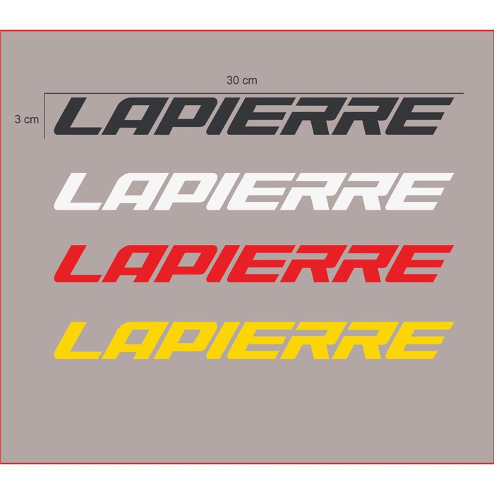 Stiker Sepeda Lapierre,Cutting Sticker Sepeda