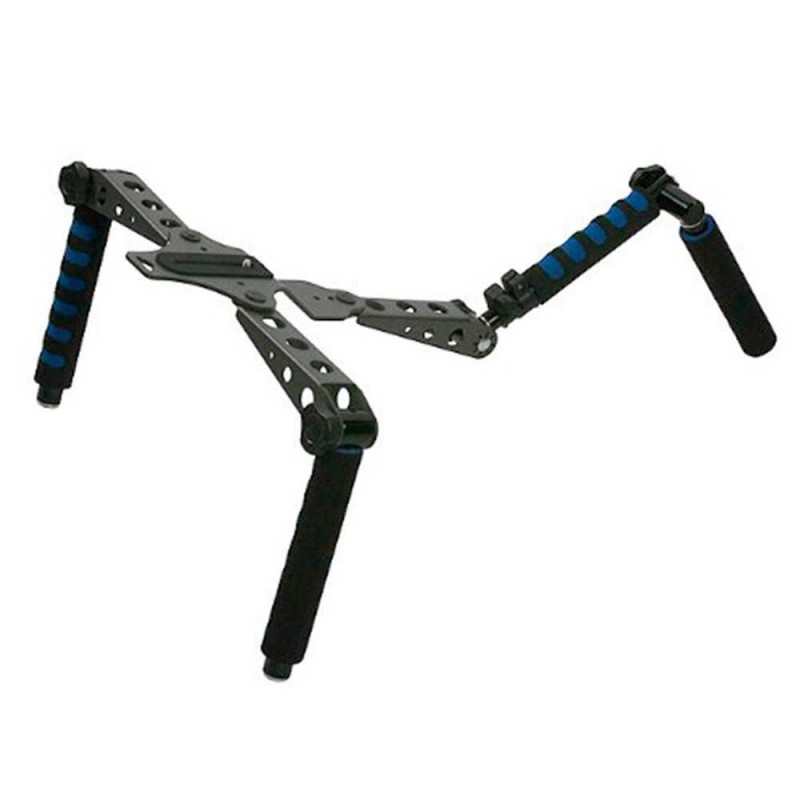 Stabilizer Kamera Rotatable Adjustable Foldable Shoulder Mount Rig