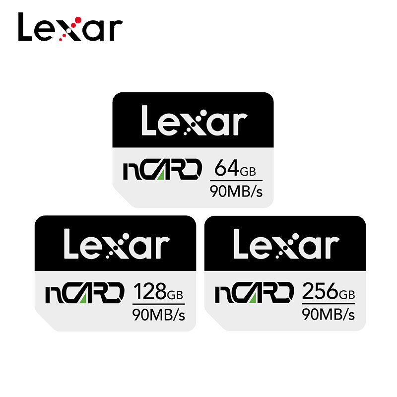 Lexar  Micro SD Card 128GB 256GB Nano Card High Speed Flash TF Card Max 90MB/s NM Memory Card