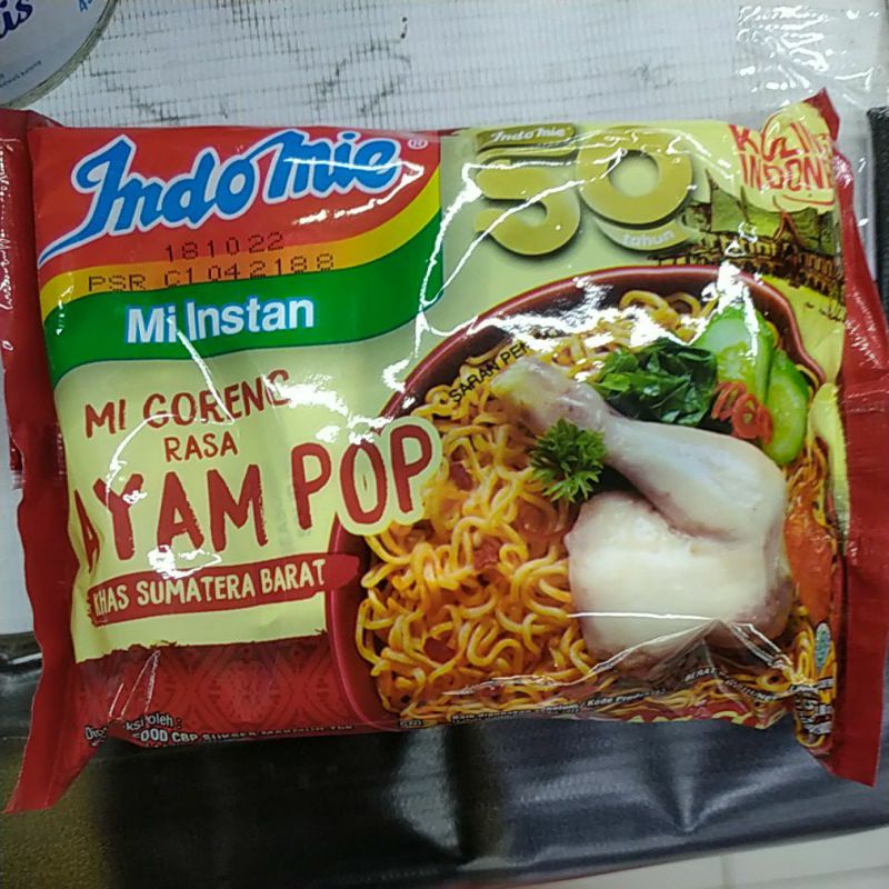 Indomie Ayam Pop mie goreng instant