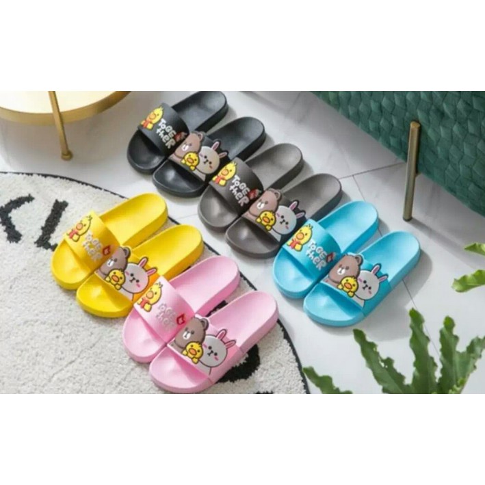 BEAR SANDAL  TERBARU KARAKTER  TOGETHER Shopee Indonesia