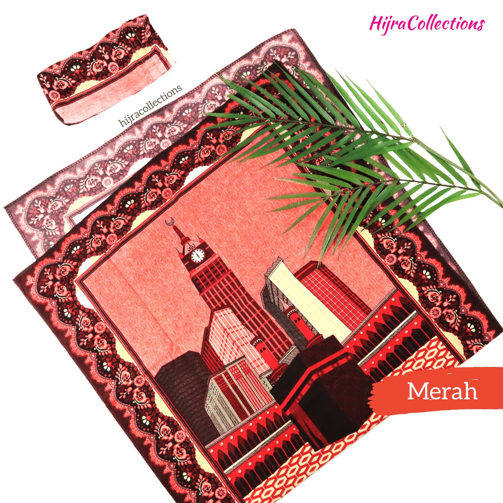 [Gratis Pouch] Sajadah Travel Marwah Tower