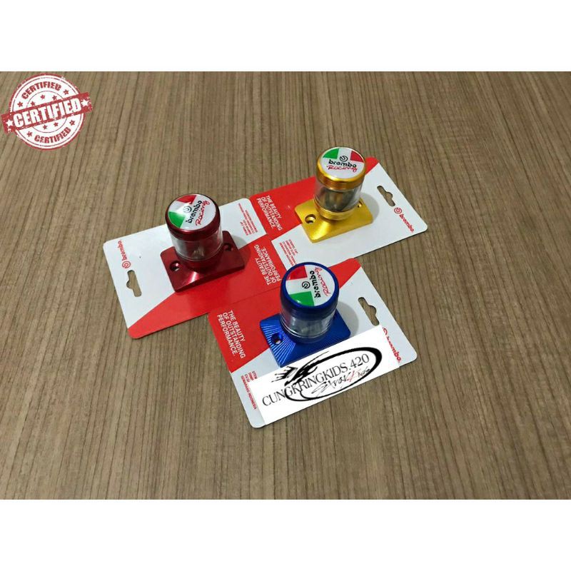 Tutup minyak master rem tabung cnc brembo