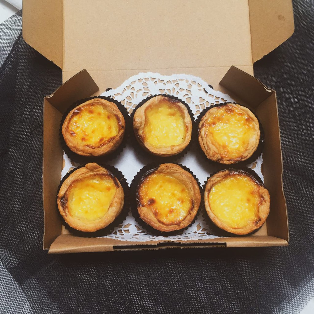 Jual Portuguese Egg Tart Box Of Six By Doux Treat Shopee Indonesia 2241