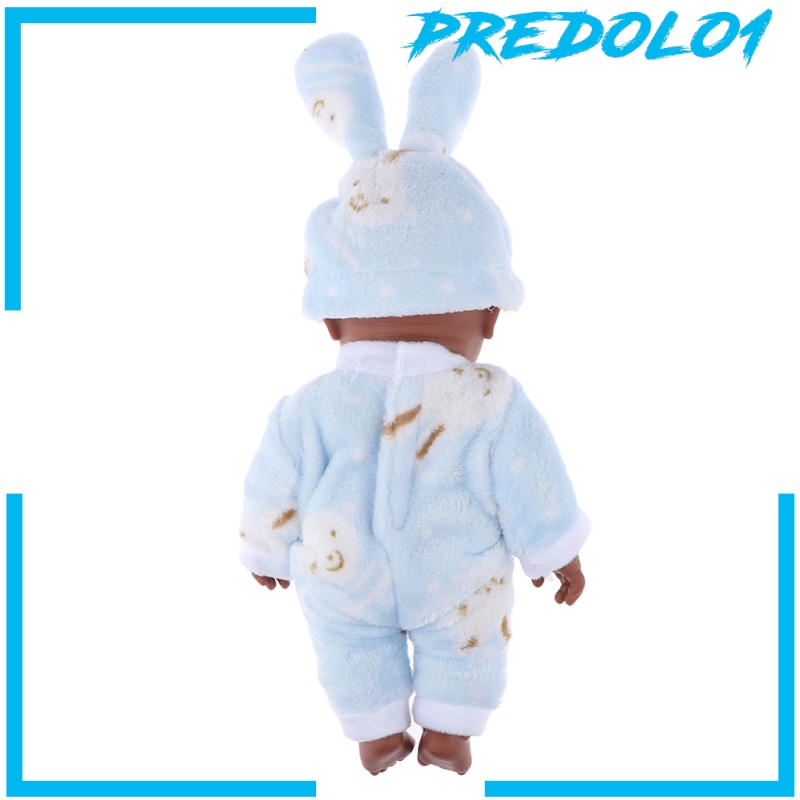 (Predolo1) Mainan Boneka Bayi Reborn Afrika Amerika 30cm Bahan Full Vinyl Untuk Hadiah Natal