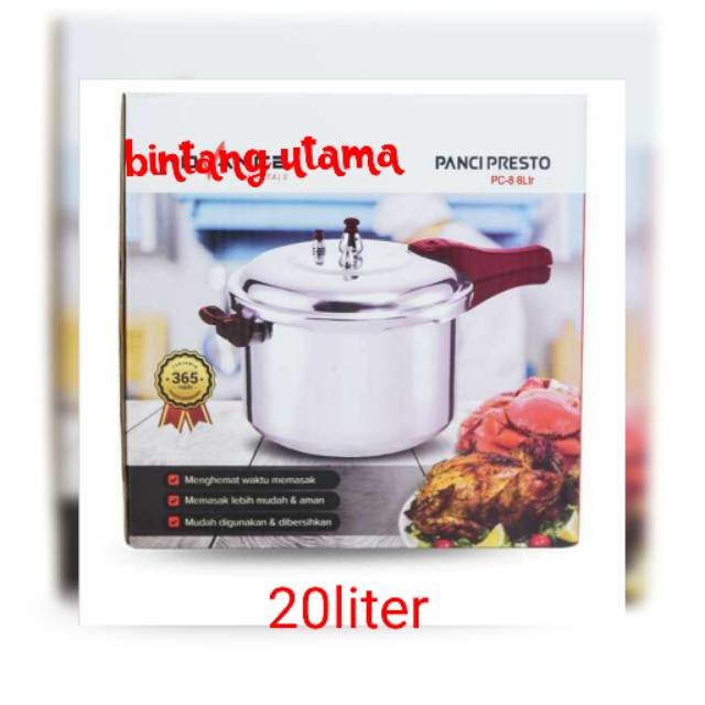 Panci presto 20liter mrh kualitas bgs