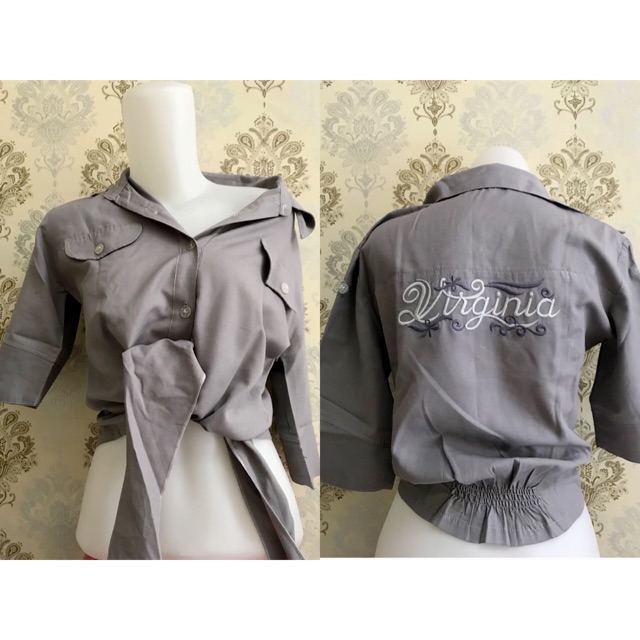 Kemeja Virginia bordir preloved