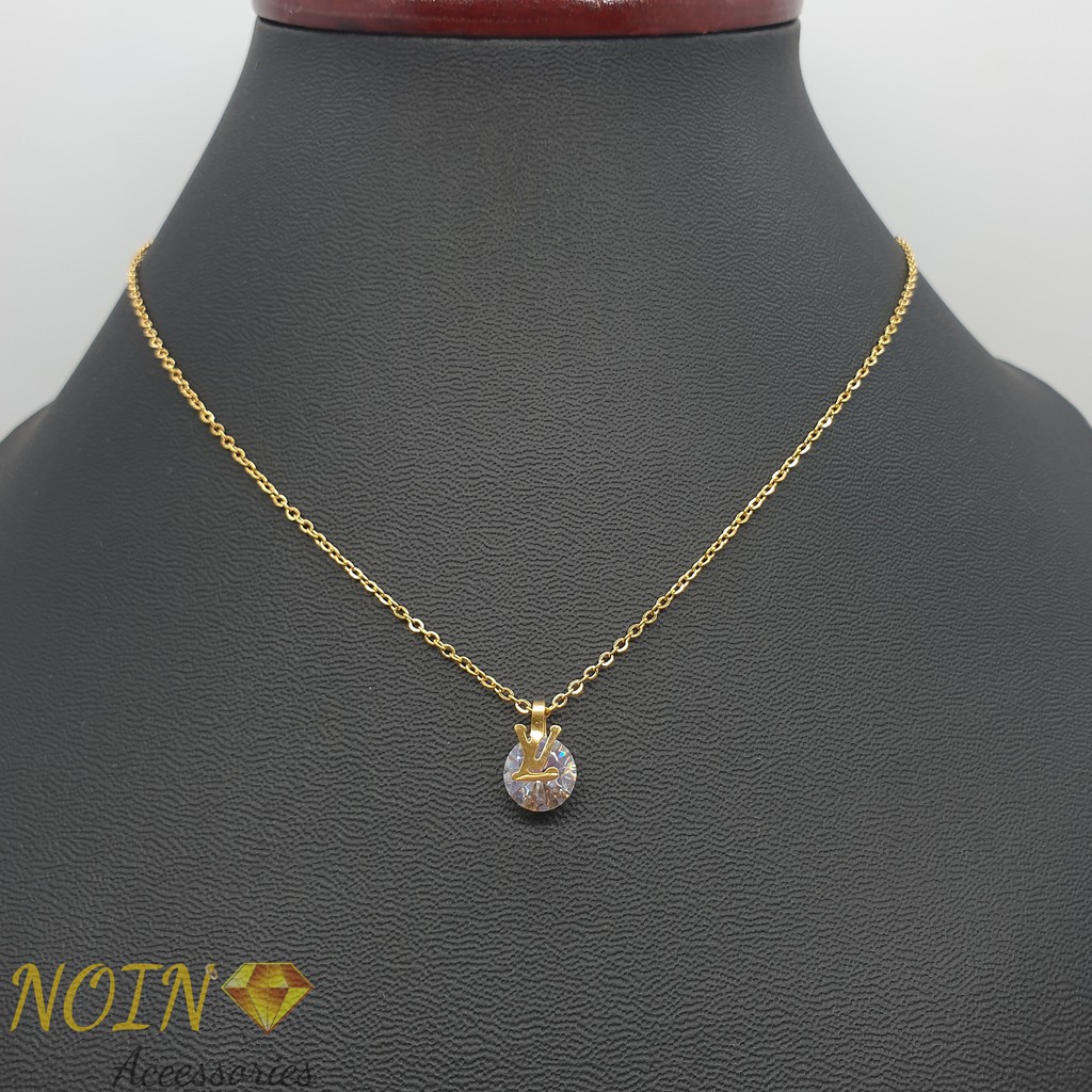 Kalung Titanium Wanita Huruf - KT-020