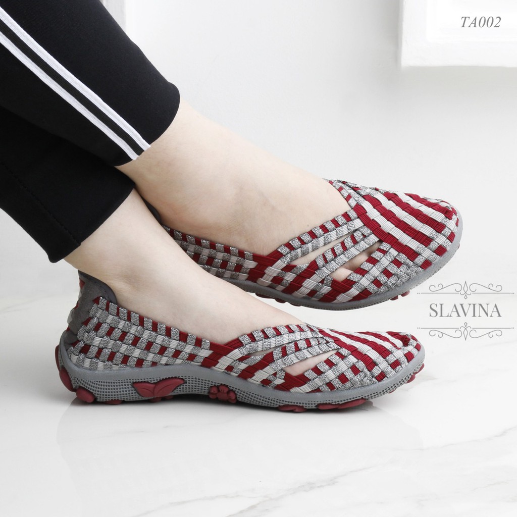 Slavina® Knit Flat Rajut Series #TA002 VL.
