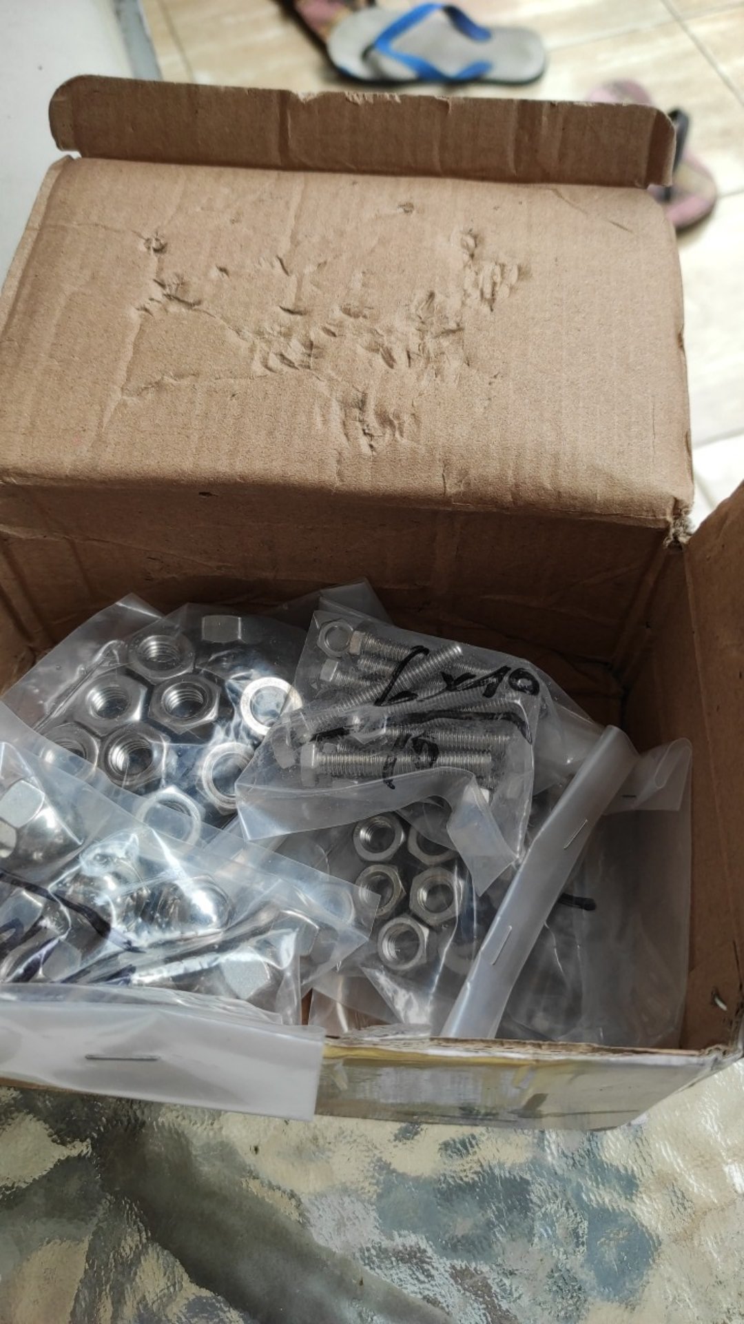 M8 Mur Stainless Steel Sus 304 Nut Only Hex 8mm Anti Karat