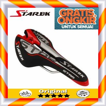 Jok Sadel Sepeda Lipat Gunung Polygon United MTB Skidproof STARBK