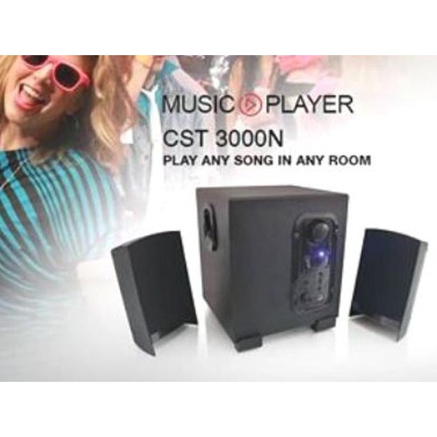 SPEAKER 2.1 MULTIMEDIA SIMBADDA CST 3000N MUSIC PLAYER SUBWOOFER