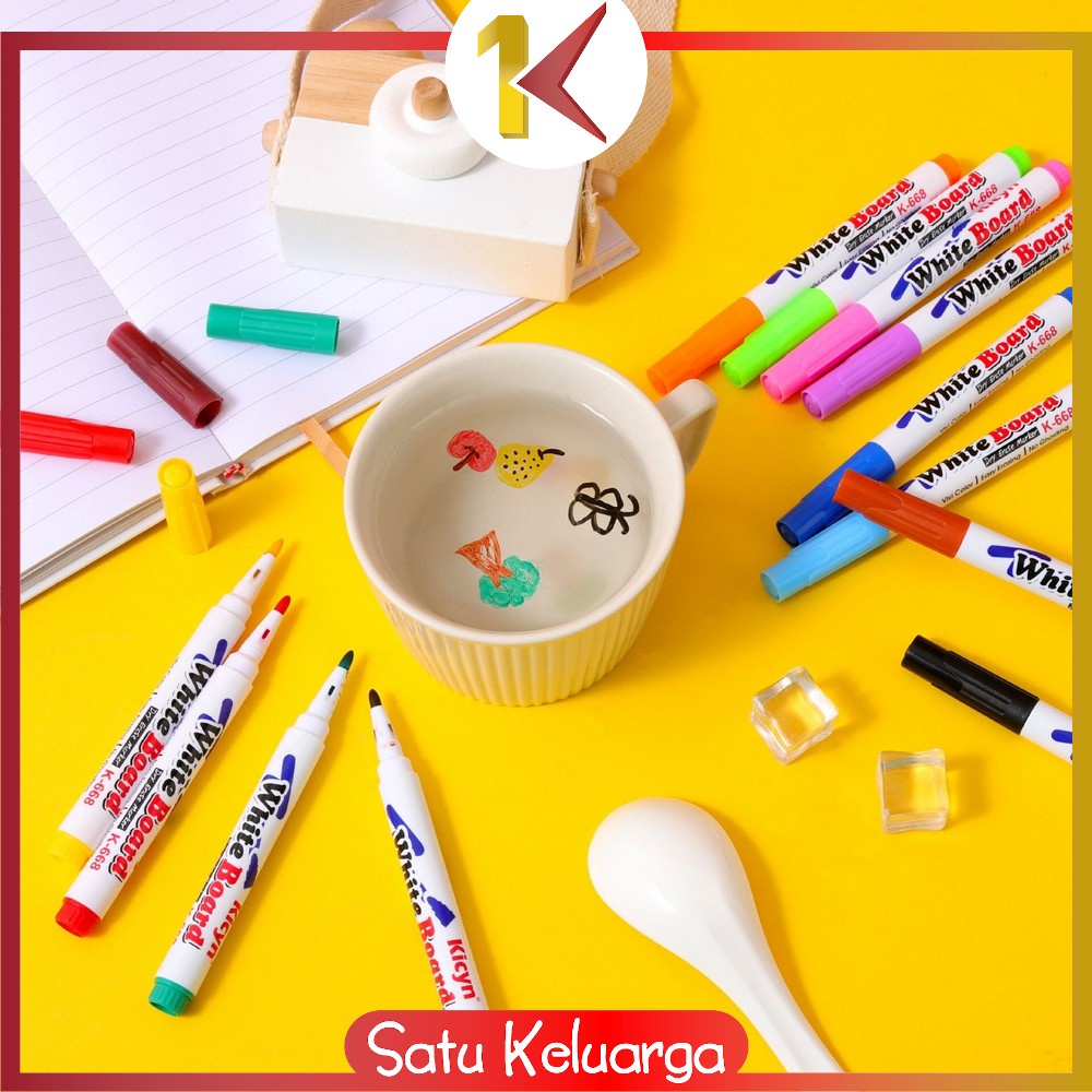

SK-A31 Spidol Ajaib Mainan Spidol Air Tulisan Mengapung / Spidol Whiteboard Warna / Mainan Edukasi Anak Spidol Papan Tulis Spidol Ajaib