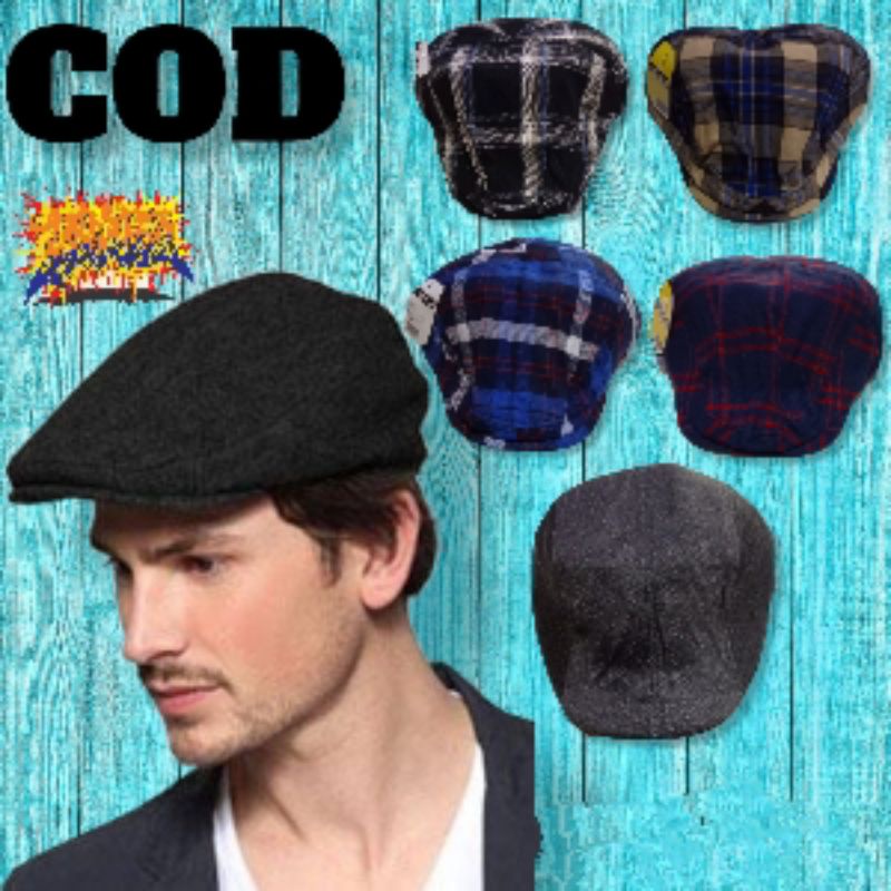 Topi Flat Cap/Topi Newsboy Cap/Topi Copet/Topi Mafia/Peaky Blinders/Topi Pria Musim Panas/Topi Pet