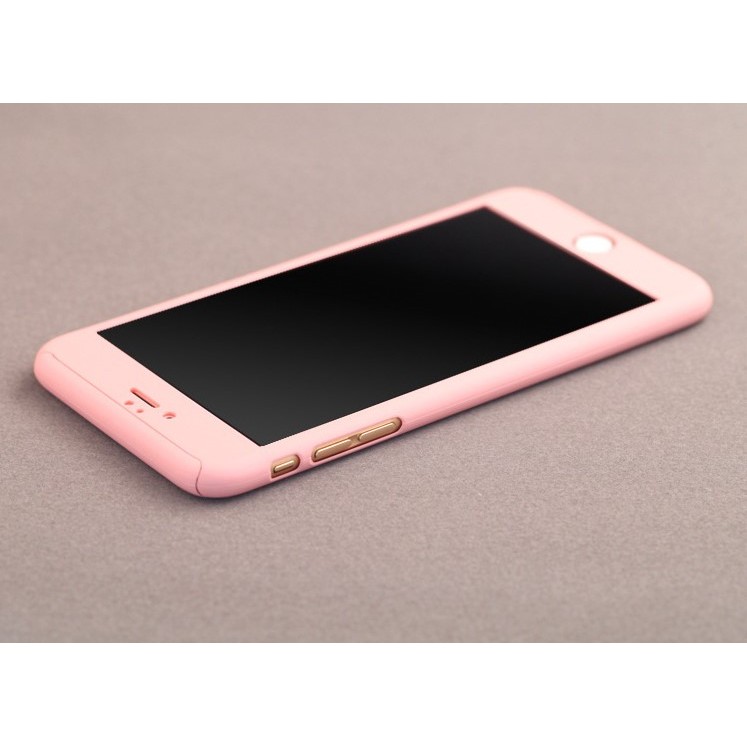 Casing HP Premium 360 Full Protect Case Soft Pink Iphone 5