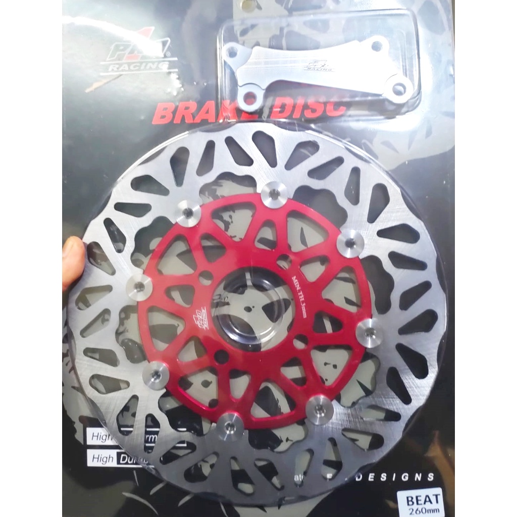 PIRINGAN BESAR 260MM VARIO 150 OLD-VARIO 125-GENIO-ALL BEAT-SCOOPY KARBU-SCOOPY F1-SPACY-VARIO TECNO 110-VARIO 110 F1 DISK CAKRAM DEPAN CNC JFK HONDA MATIC