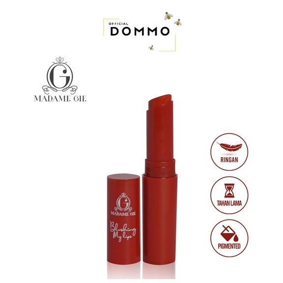 DOMMO - D8019 Madame Gie Blushing My Lips – MakeUp Tinted Lip Balm