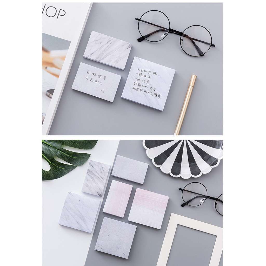 [DZ] ST129 - Sticky Note Motif Marble-4