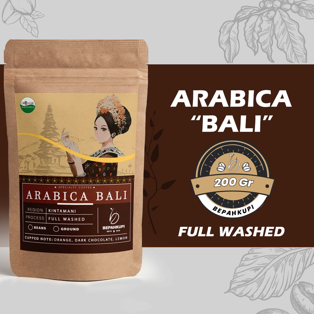 

Kopi Organik Arabika Bali Kintamati BEPAHKUPI 100-200 Gr – Full Wash || Biji Sangrai/Bubuk Kopi