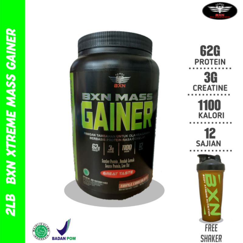 

bxn gainer 2lbs mass gainer susu penambah berat badan 2lbs