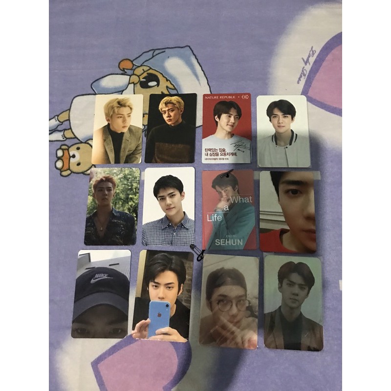 (READY STOCK) Photocard Official EXO Sehun