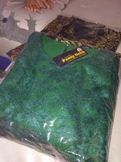 Maura Couple Batik Setelan Gamis Syari Bruklat  Misbi