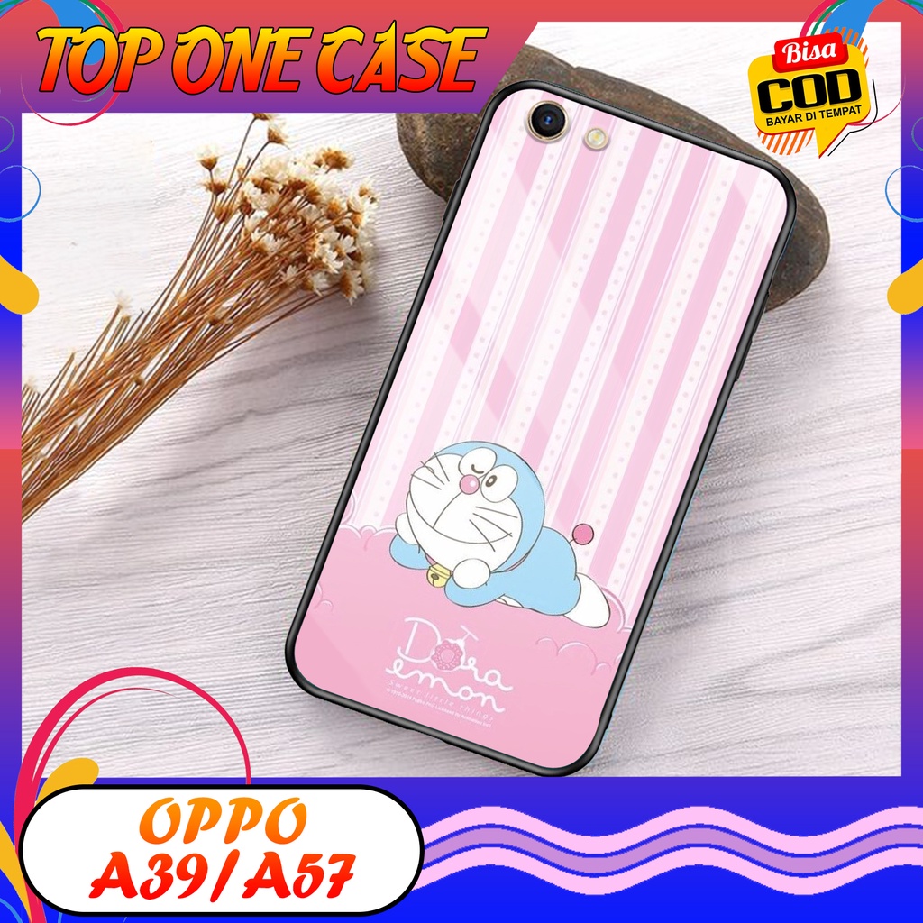 CASE OPPO A39/A57 - Casing OPPO A39/A57 Terbaru AERO CASE [ KARTUN DRMN ] Silikon OPPO A39/A57 - Cas