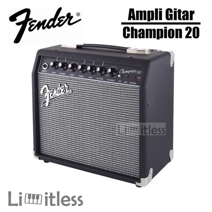 Ampli Gitar Fender Champion 20 Guitar Amplifier Garansi Original