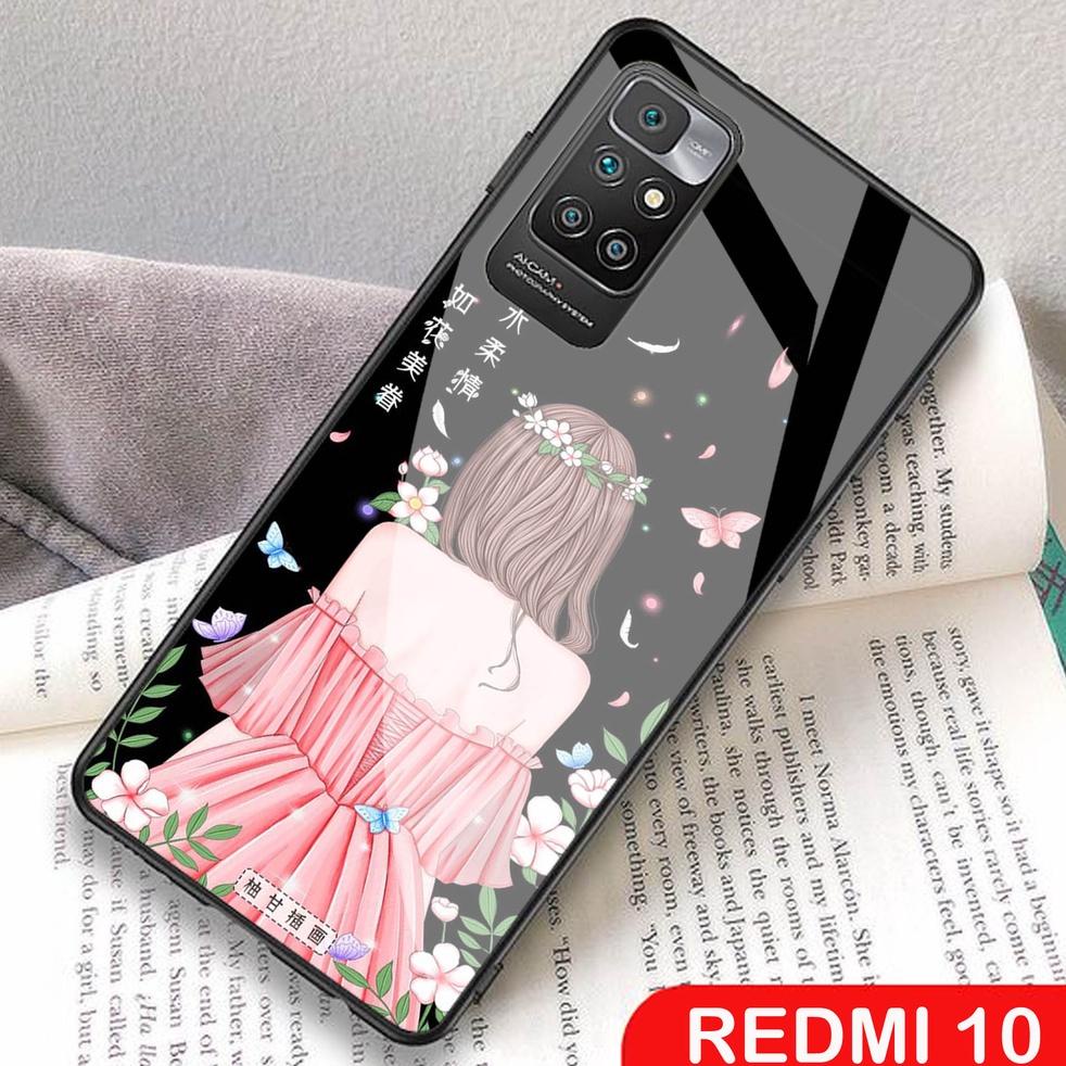 Cuci Gudang //
XnM (S07) Softcase Glass Kaca Redmi 10 -Case Hp Redmi 10 - Casing Hp Redmi 10 //Ada@P