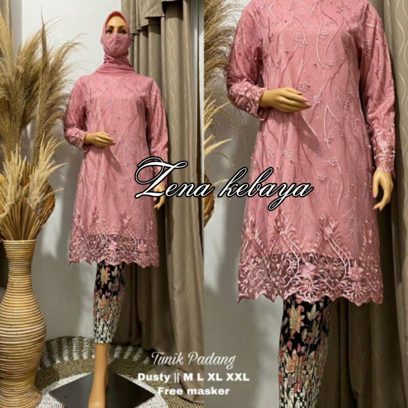 SET KEBAYA MODERN KEBAYA TUNIK TULLE KEBAYA WISUDA KEBAYA PESTA