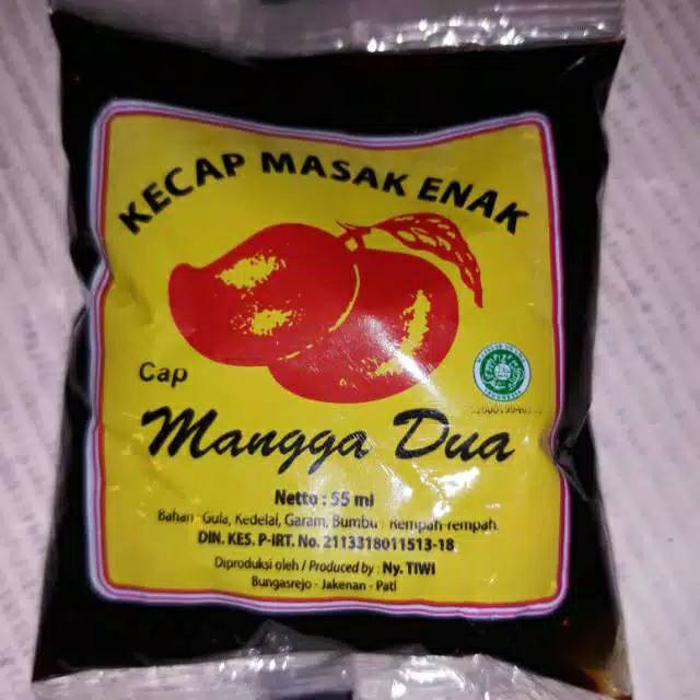 

Kecap mangga kemasan plastik 55 ml