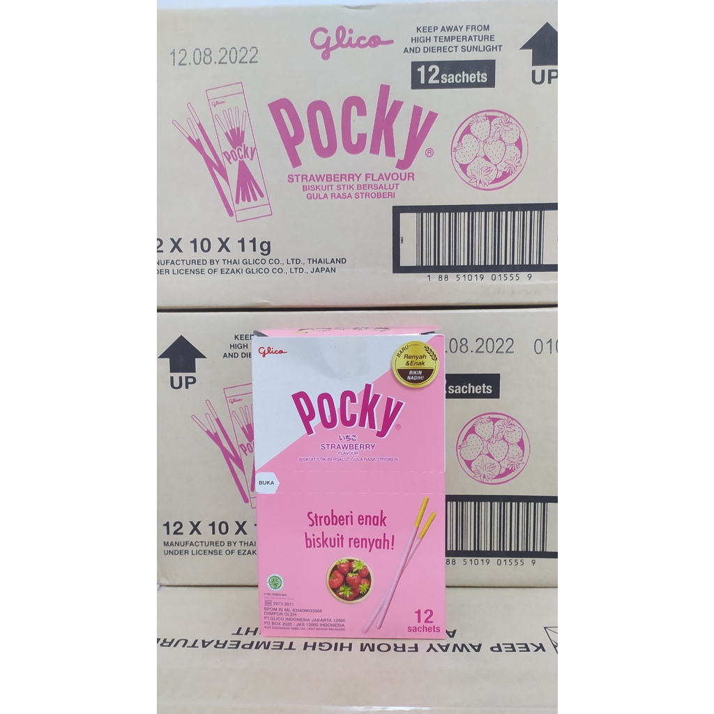 

POCKY STRAWBERRY SACHET 11Gr ( isi 12pc/ box )