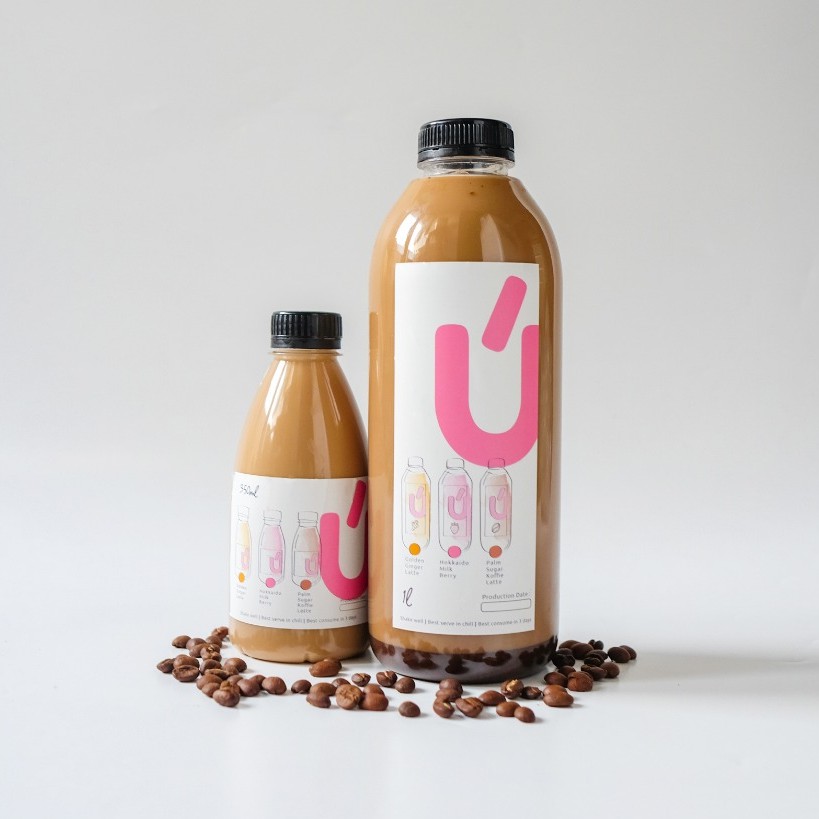 

PINKU - Palm Sugar Koffie Latte 1 Liter (1 Botol)