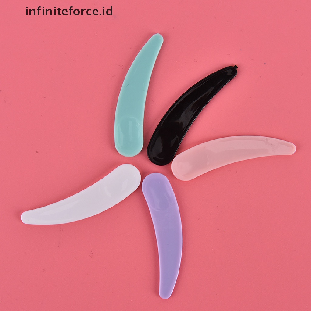 Infiniteforce.id 30Pcs / Set Sendok Spatula Masker Sekali Pakai Bahan Plastik Untuk Makeup / Kosmetik Wanita