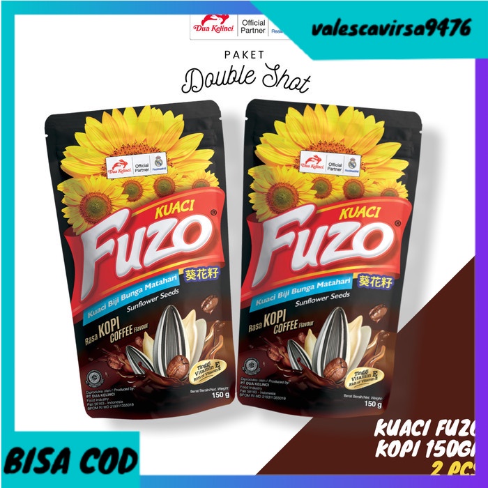 

⭐BISA COD⭐ PAKET DOUBLE SHOT - 2 PCS KUACI FUZO KOPI 150GR