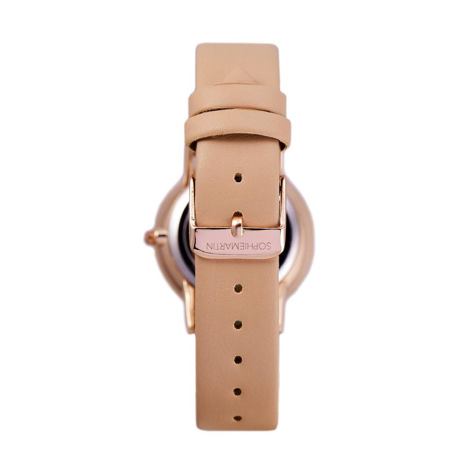 JAM TANGAN WANITA SOPHIE MARTIN VEBBY WPU088B4 ANALOG STRAP KULIT IMPORT HARGA MEMBER