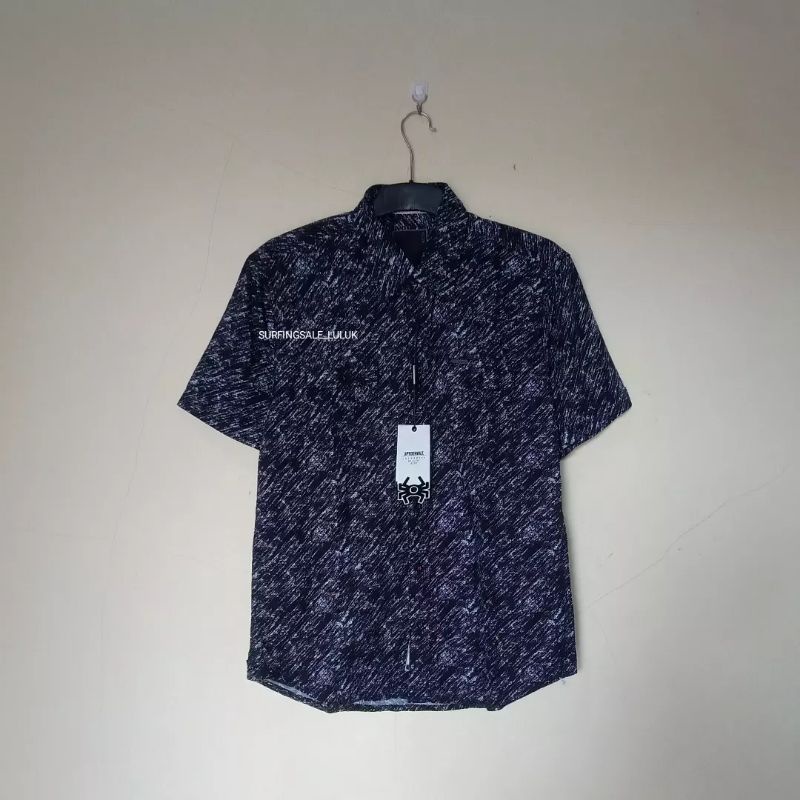 SPYDERBILT MEMONMEN SHIRT BLACK KEMEJA PRIA DISKON