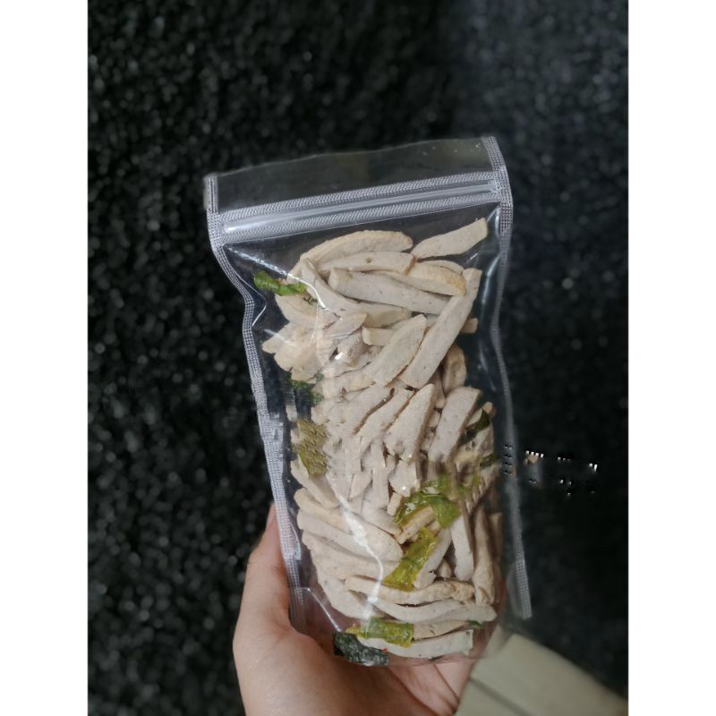 basreng daun jeruk basreng pedas cemilan  makanan ringan  isi 100gram-Original