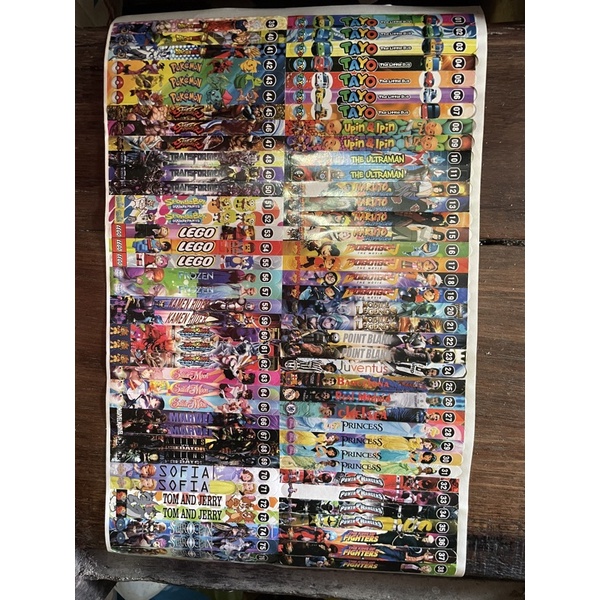 

76pcs sticker stick mainan gambar sticker stick stiker stik