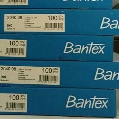

✹ PP Pocket A4 Bantex 2040 08 Isi 100 Lembar / PP Pocket Bantex A4 2040 ➧