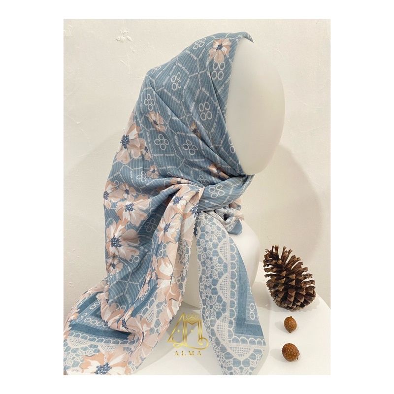 Hijab Segi Empat / Hijab Motif / Jilbab Segi Empat / Jilbab Motif / Kayla Scraf