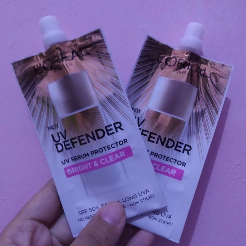 LOREAL PARIS UV Defender Bright & Clear / Sunscreen L'oreal Paris - Sachet