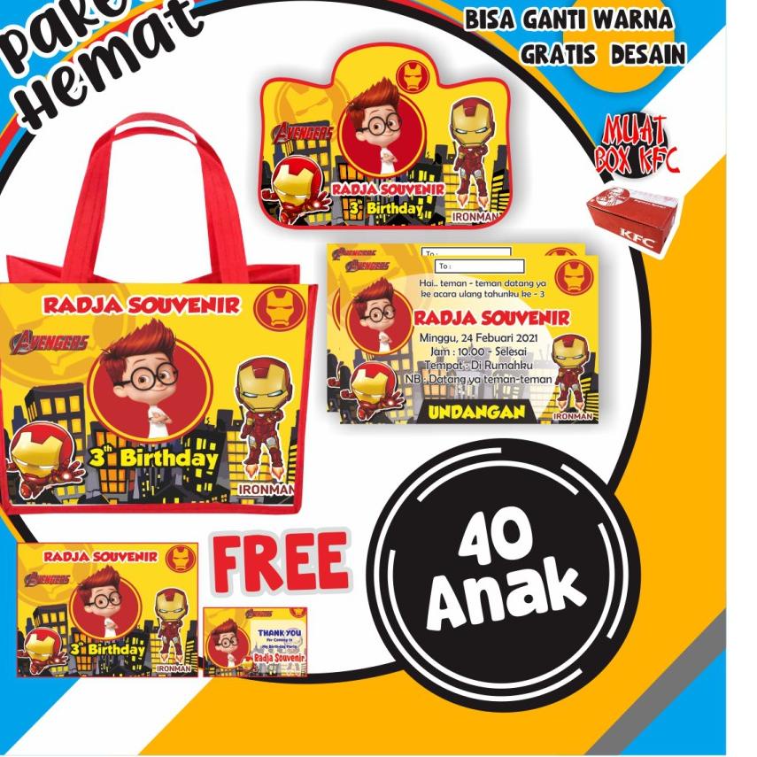 

Paling Disukai.. PAKET GOODIE HEMAT DAN MURAH/ GRATIS BACDROP BUAT 40 ANAK