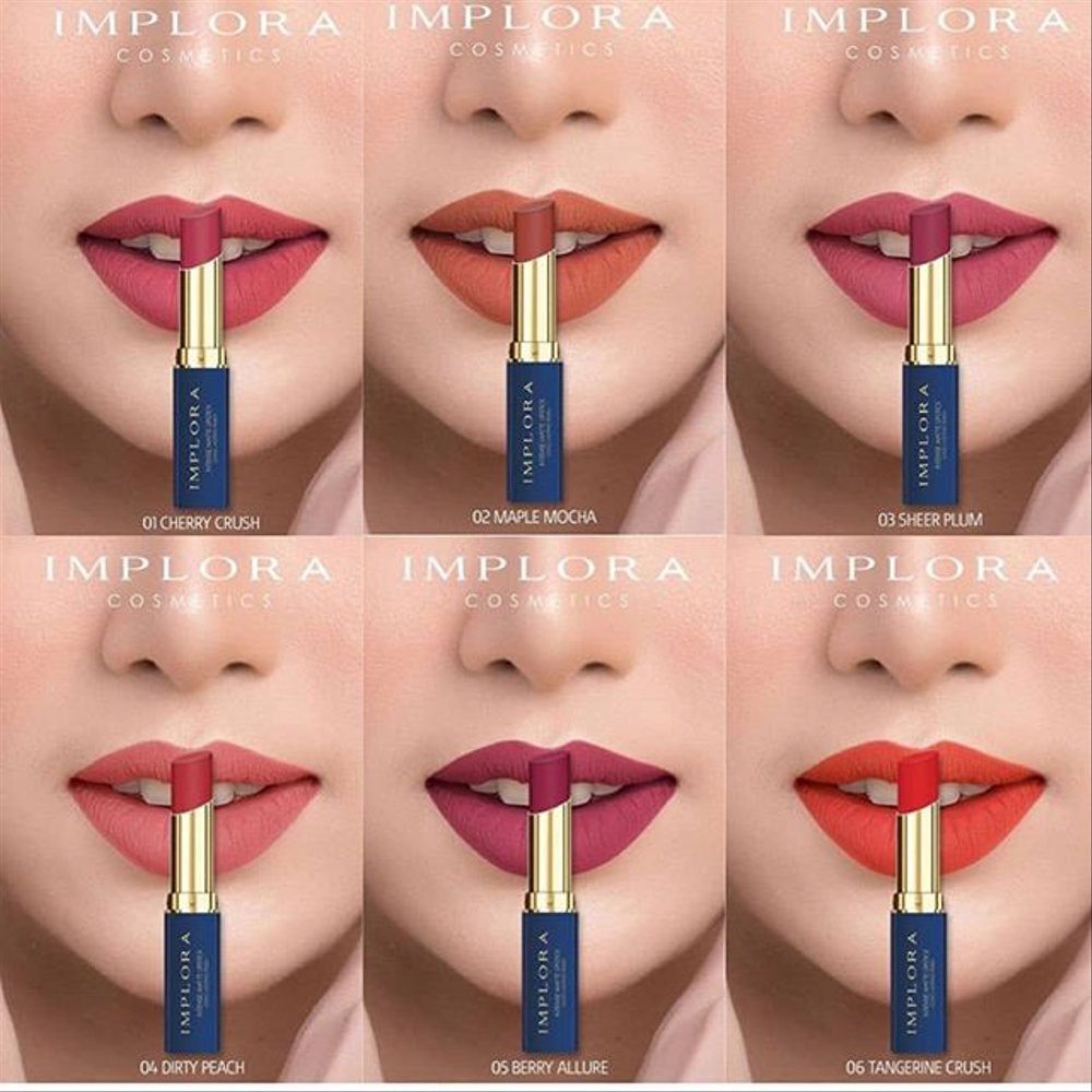 ★ BB ★ IMPLORA Intense Matte Lipstick / Implora Intensif Lipstik / Impora Lipstick Matte Intense