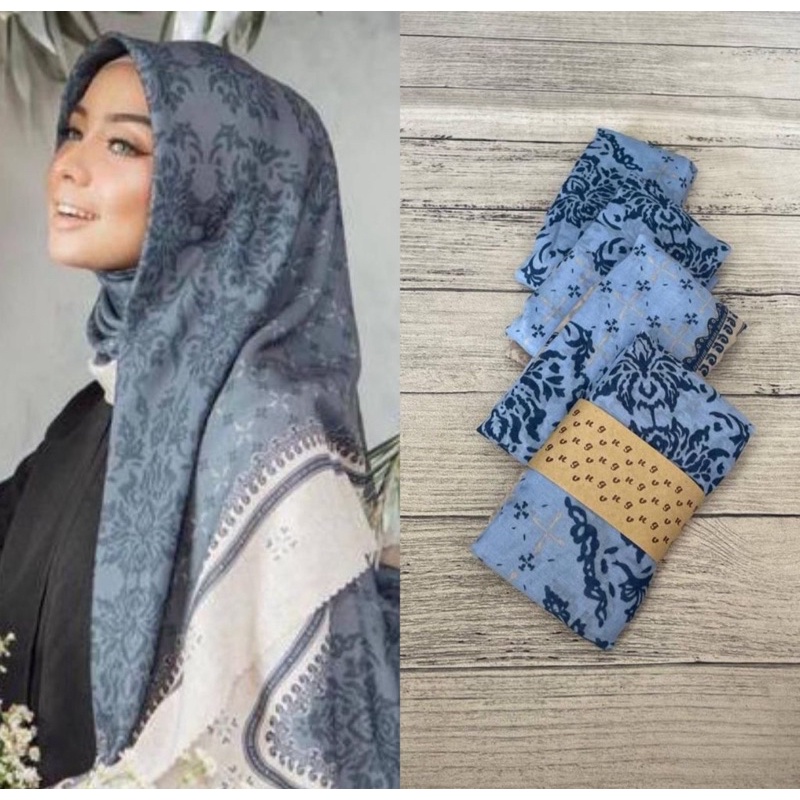 Afrahijab/ Segi Empat Voal Motif 154