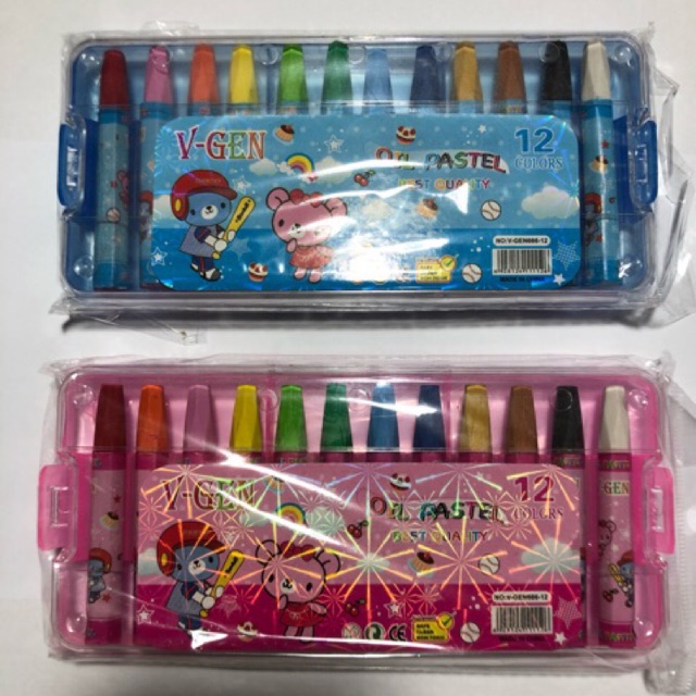 

Crayon krayon / oil pastel mini 12 warna termurah