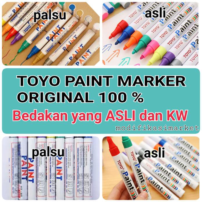

Spidol Ban Putih Toyo Paint Marker Garansi Refund Jika Tidak Original